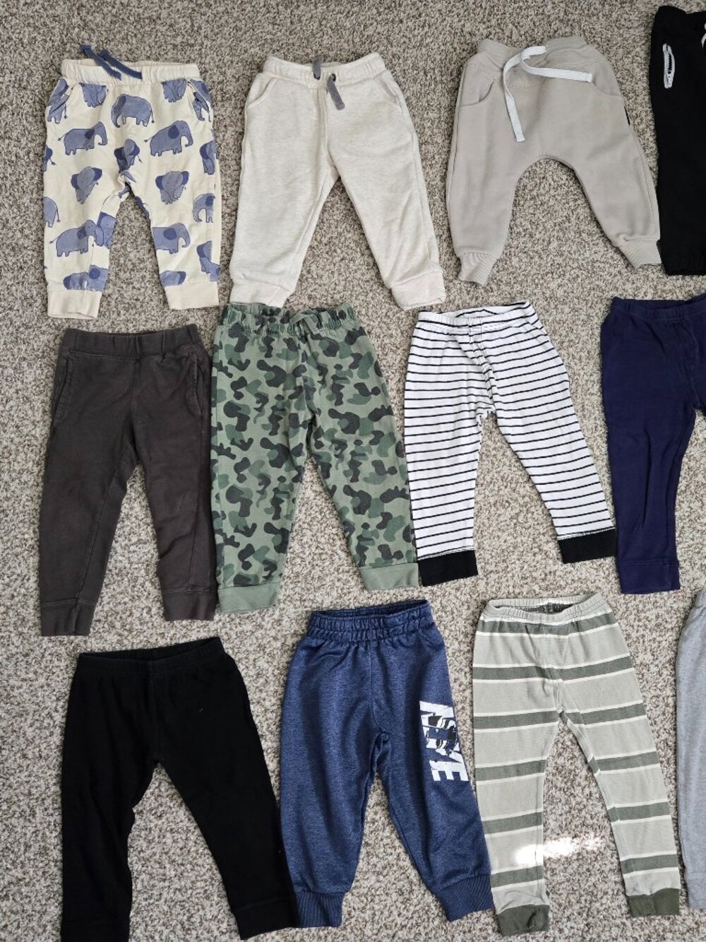 Toddler Boy Clothes Size 2T Bundle of Sweat Pants and Shorts